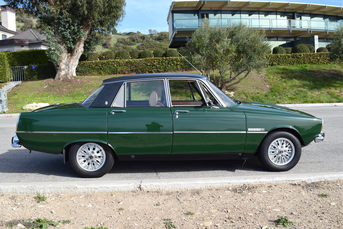 ALFA ITALIA refreshed 1972 Rover 3500S - P6B side view